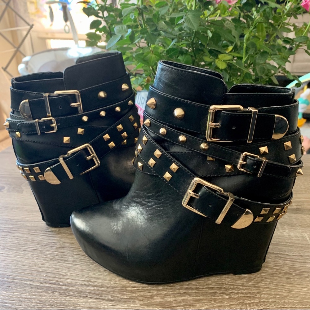 Steve Madden Stud Platform Booties